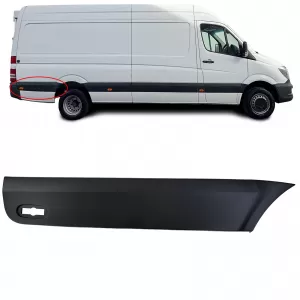 Right rear side panel trim molding for Mercedes Sprinter W906 2006-2018 L3