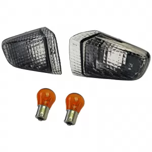 Motorcycle Turn Signal Insert Rear Smoke for Honda VFR 750 SC36 1990-1997