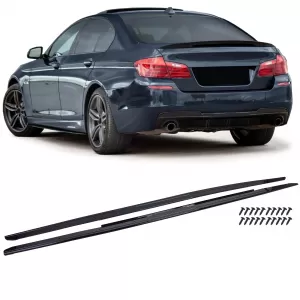 image-29-Küszöb spoiler toldat Fényes Fekete BMW 5-ös szória F10 F11 2010-2017