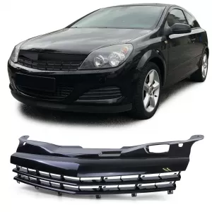 Sport grille radiator grille without emblem black for Opel Astra H GTC TwinTop 05-10