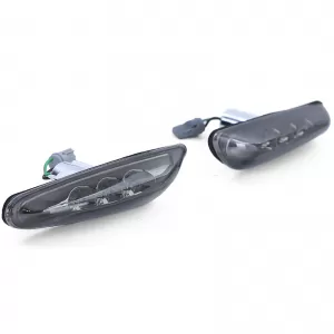 LED side indicators black smoke suitable for BMW E46 E60 E61 X3 E83