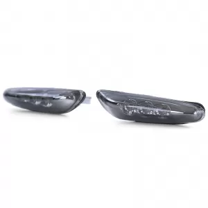LED side indicators black smoke suitable for BMW E46 E60 E61 X3 E83