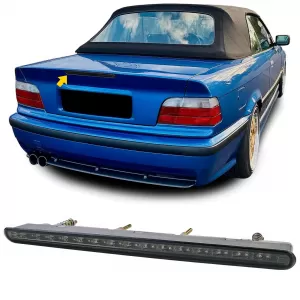Third LED brake light clear glass black smoke suitable for BMW E36 Convertible 96-99