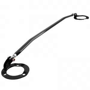 Aluminum strut bar black front for 3 Series BMW E36 6 cyl 320i 323i 325i 328i 1992-1999