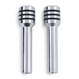 Aluminum polished door pins pair suitable for BMW 3 Series E36 90-96 E30 83-90