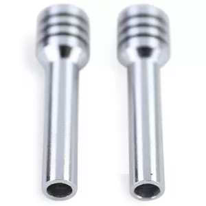 Aluminum polished door pins pair suitable for BMW 3 Series E36 90-96 E30 83-90