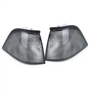 Indicator Black Smoke Pair suitable for BMW 3 Series E36 Coupe Convertible 91-99