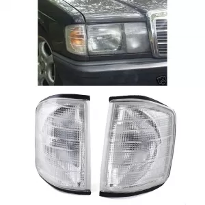Indicator white - pair for Mercedes 190 W201 82-93