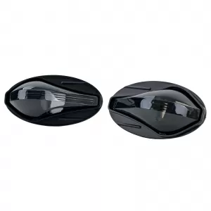 Clear glass side indicator black for Peugeot 107 206 SW CC 307 407 607 Toyota Aygo
