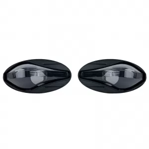 Clear glass side indicator black for Peugeot 107 206 SW CC 307 407 607 Toyota Aygo