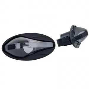 Clear glass side indicator black for Peugeot 107 206 SW CC 307 407 607 Toyota Aygo
