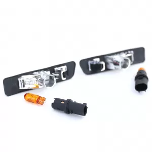 Clear glass side indicator black smoke crystal suitable for BMW 3 Series E36 X5 E53