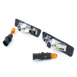 Clear glass side indicator black smoke crystal suitable for BMW 3 Series E36 X5 E53