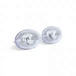 Clear glass side indicator chrome for Peugeot 107 206 SW CC 307 407 607 Toyota Aygo