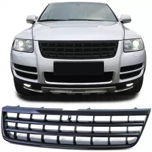 image-62-Hűtőrács embléma nélkül fényes fekete VW Touareg 7L 02-06