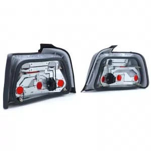 Tail lights Red Black Smoke Set suitable for 3 Series BMW E36 Sedan 90-99