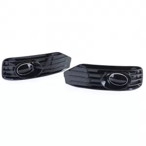 Spoiler paraurti Sportline + griglia per fendinebbia lucida adatta per VW T5.2 09-15-image-6209611