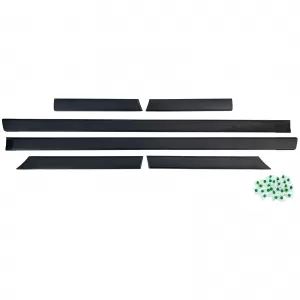 Door trim moldings 6-piece set fits 3 Series BMW E36 Coupe Cabrio M 90-99