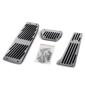 image-2-Alumínium pedálszett automata + lábtartó BMW E34 E39 E60 E61 E32 E38 E63 E64 modellekhez