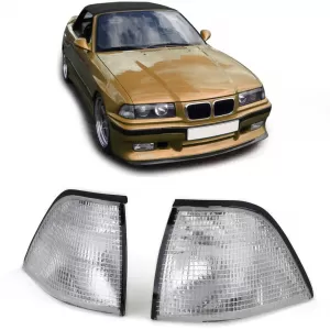 White indicator set suitable for 3 Series BMW E36 Coupe Cabrio 1990-1999