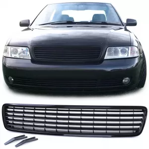 Grille without emblem black suitable for Audi A4 B5 94-00