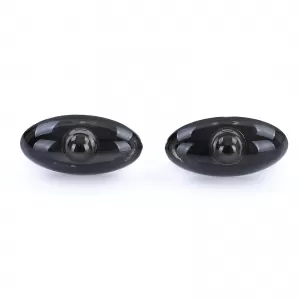 Clear glass side indicator black smoke for Peugeot 107 206 SW CC 307 407 607