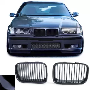 Sport grille black gloss suitable for 3 Series BMW E36 pre-facelift 91-96