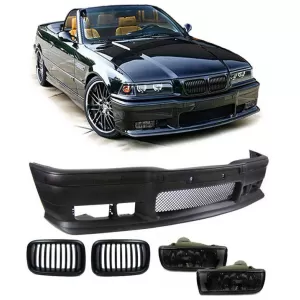 image-54-Sport lökháró hűtőrács átetsző üveg ködlámpák S BMW 3-as E36-hoz