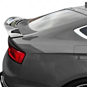 Ducktail rear spoiler lip gloss black for Audi A5 F5 Coupe Sportback from 2016