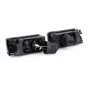 Fog lights black smoke ribbed suitable for BMW 3 Series E36 90-99 also M3