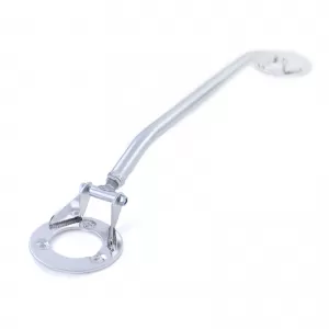 Polished front aluminum strut brace suitable for 3 Series BMW E36 6 cyl 320i 325i 90-99