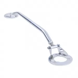 Polished front aluminum strut brace suitable for 3 Series BMW E36 6 cyl 320i 325i 90-99