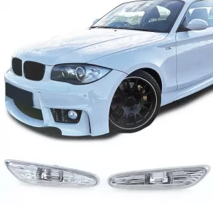 Side indicators white pair left right suitable for BMW 1 Series E81 E87 04-12