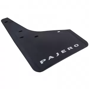 Premium mud flap set front and rear fits Mitsubishi Pajero 07-21