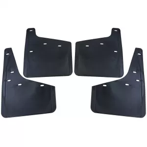Premium mud flap set front and rear fits Mitsubishi Pajero 07-21