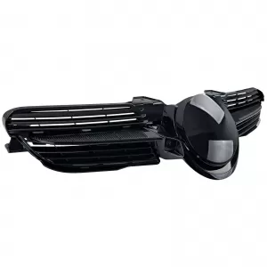Griglia del radiatore nera lucida adatta per Mercedes SLK R171 2004-2007 pre-facelift-image-6210331