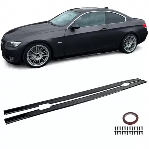 image-30-Küszöb spoiler toldat fényes fekete BMW 3-as E92 E93 Coupe Cabrio