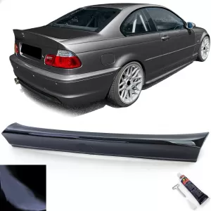 Rear spoiler ducktail gloss black suitable for 3 Series BMW E46 Coupe 1999-2006