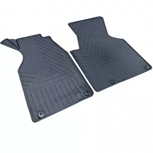 Premium rubber floor mats black for VW T4 Bus Transporter Caravelle 1990-2003
