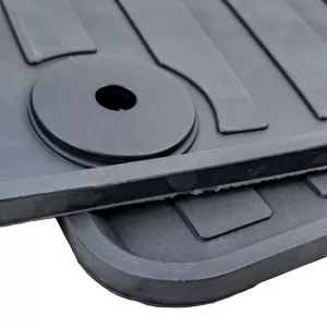 Premium rubber floor mats black for VW T4 Bus Transporter Caravelle 1990-2003