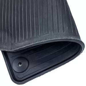 Premium rubber floor mats black for VW T4 Bus Transporter Caravelle 1990-2003