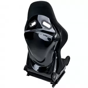 Sedile sportivo Hardcover Nero con cuciture grigie adatto per SimRig-image-6210380