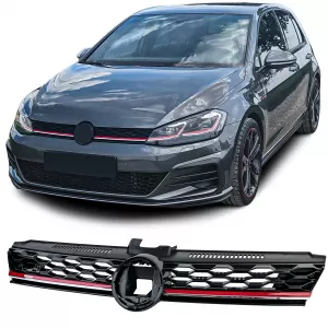 Radiator grille black gloss for VW Golf 7 GTI Facelift 17-20