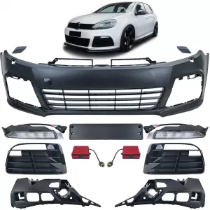 image-51-Első sport lökhárító hűtőrács + nappali menetfény VW Golf 6 2008-2013