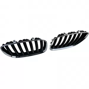 Sport grille front grill black chrome fits for BMW X5 E53 1999-2003