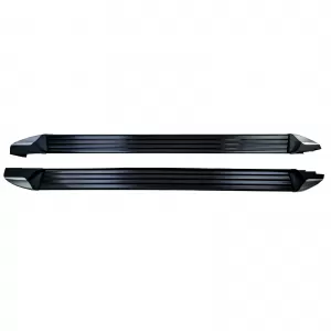 Pedane laterali in alluminio protezione argento nero adatte per VW Amarok 2010-2022-image-6210475