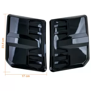 Bonnet Scoop Set Gloss Black suitable for Ford Ranger T9 from 2022