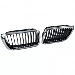 Sport front grille black chrome for 3 Series BMW E36 Facelift 1996-2000