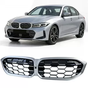 Honeycomb Performance Grille Black Chrome for 3 Series BMW G20 G21 LCI from 2022