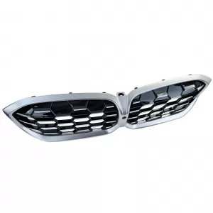 Honeycomb Performance Grille Black Chrome for 3 Series BMW G20 G21 LCI from 2022